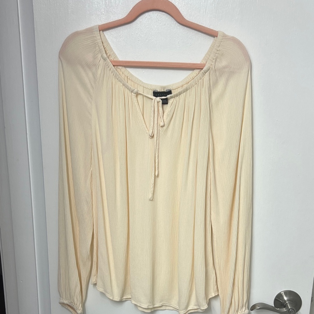 113. Sanctuary Buttercream Ballet neck, Small, Can be worn off shoulders
